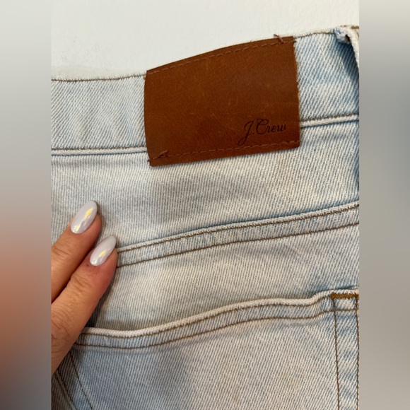 J.Crew Demi Boot Crop Frayed Raw Hem Light Wash jeans - Picture 7 of 16